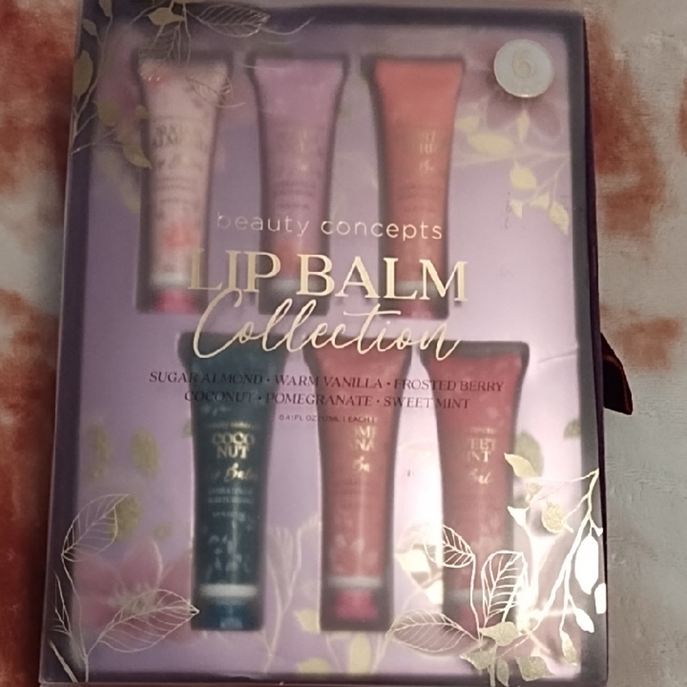 Beauty Concepts Lip Balm Collection - Set of 6 NWT
